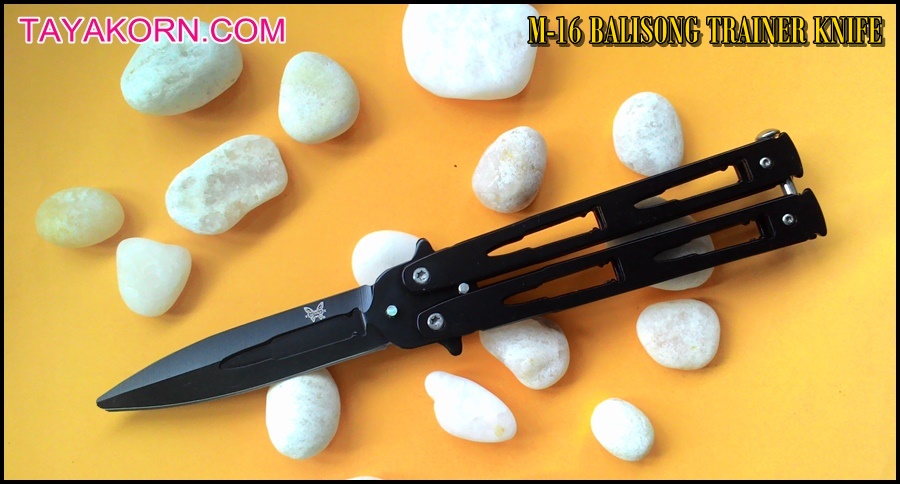 มีดซ้อมควง บาลิซองเอ็ม16 M16 BALISONG TRAINER KNIFE TKBS-M16TR