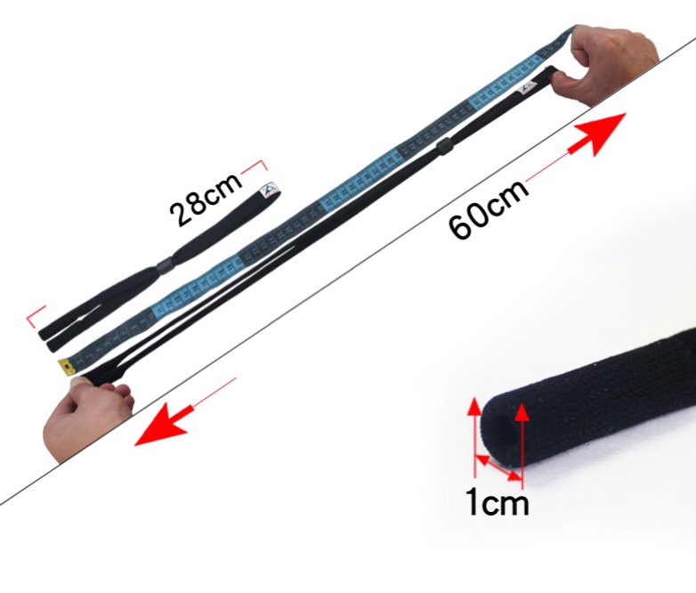 สายคล้องแว่นตา PLAY-KING ยืดหยุ่นสูง กระชับใบหน้า สายปรับระดับได้ + ฟรี!! ซิลิโคนขาแว่นกันลืนอีก 1 คู่