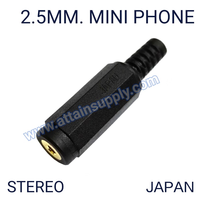 ๋J.TR STEREO 2.5 PLASTIC/BLACK JAPAN
