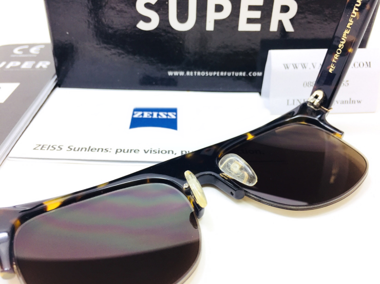 แว่นกันแดด SUPER Andrea Havana 54-18-135 <กระ>