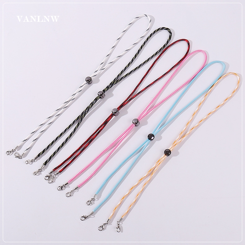 สายคล้องแมส MASK STRAPS PREMIUM สายคล้องหน้ากากอนามัย สำหรับผู้ใหญ่/เด็ก สายปรับระดับได้ ใช้งานสะดวกไม่ต้องถอดแมสเข้า-ออก