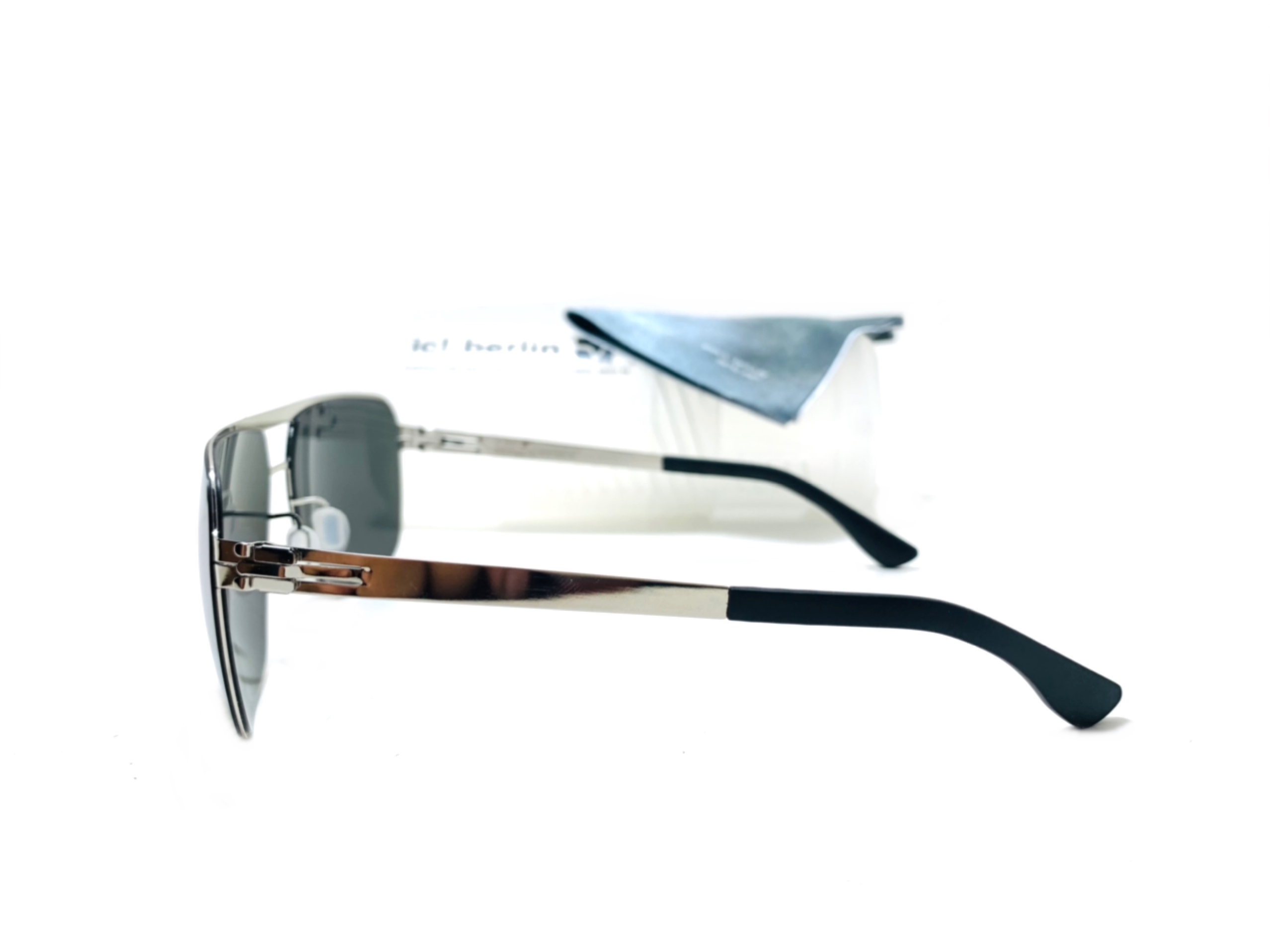 แว่นกันแดด ic berlin Marcel E.pearl 60-15 <ปรอทเงิน>