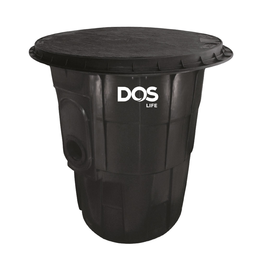 ถังดักไขมัน ชนิดวางฝังใต้ดิน ขนาด 40L สีดำ DOS GT-09/BK-40L ดำ