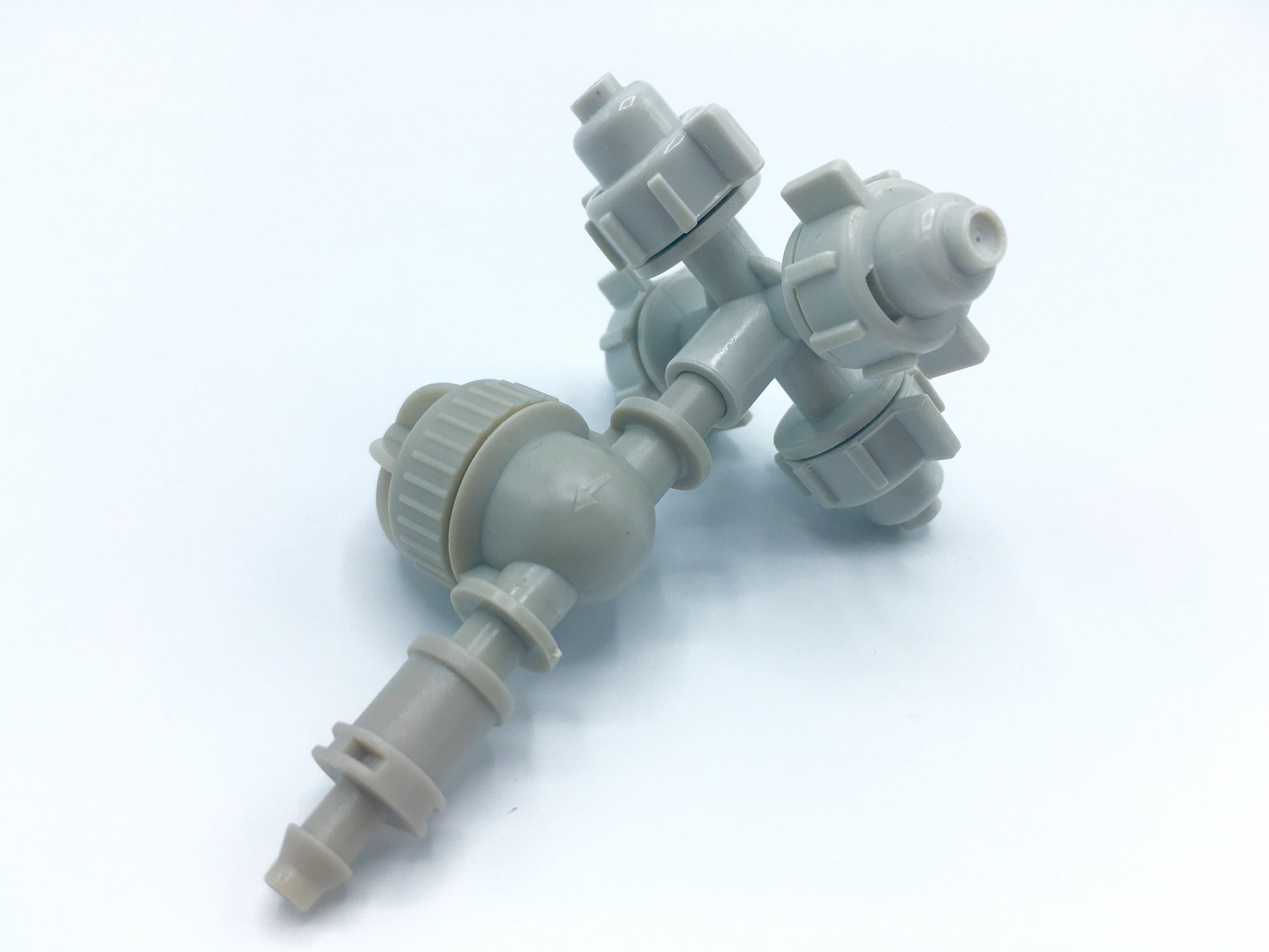 หัวพ่นหมอก 4 ทาง THAIWATER 0.6 มม. สายยาว 50 ซม. แบบเสียบกับท่อ PE จำนวน 125 ชุด