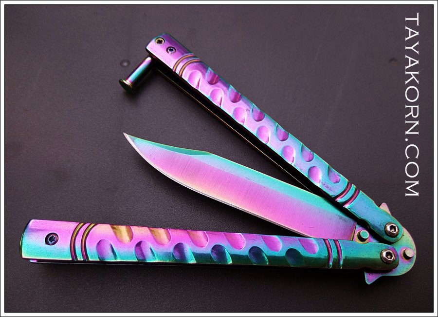 มีดบาลีซอง เรนโบว์ธันเดอร์2 Rainbow Thunder2 Balisong