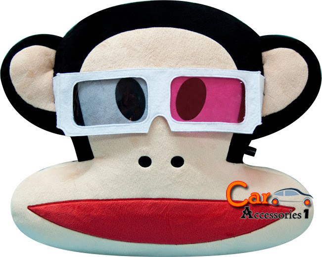 หมอนอิงหน้าพอลล์แฟรงค์ Paul Frank สวมแว่น 3D ลิขสิทธิ์แท้ราคาพิเศษ