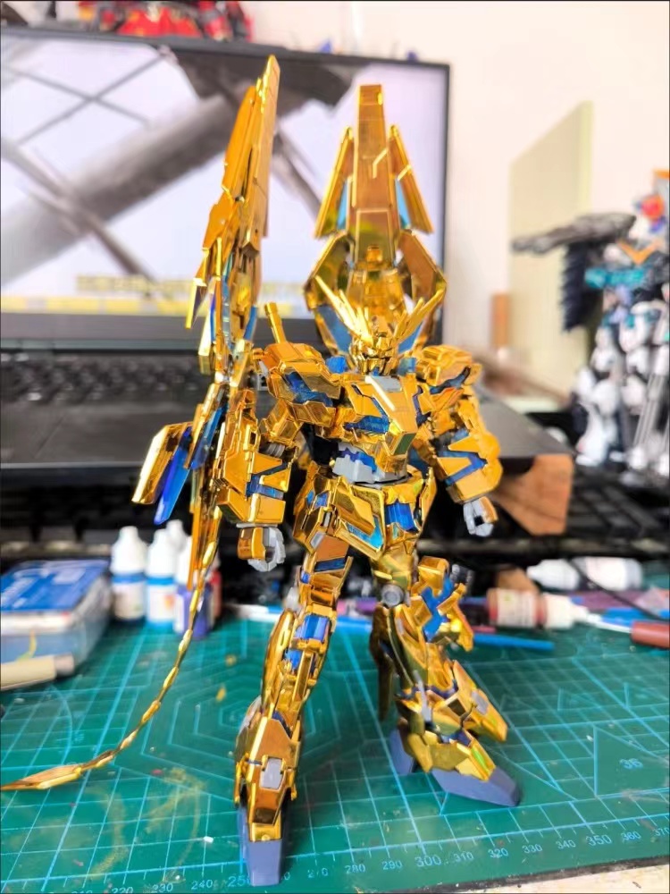 HGUC 1/144 Unicorn Fighter 03 Phenex Narrative Ver. Destroy Mode Gold Coating (XD216) [Xing Dong]