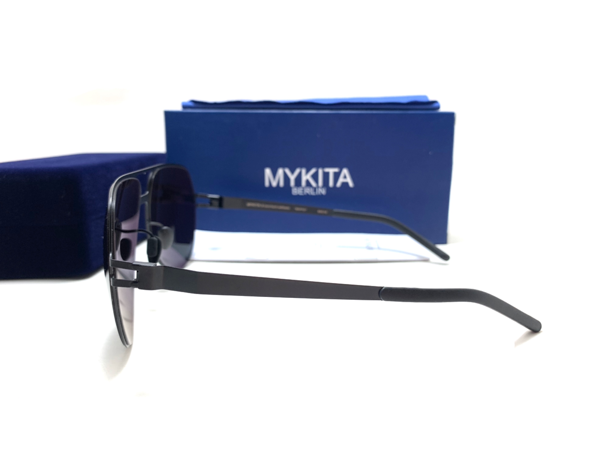 แว่นกันแดด MYKITA BEPPO COL.0003 Black 59-15 140 <ดำ>
