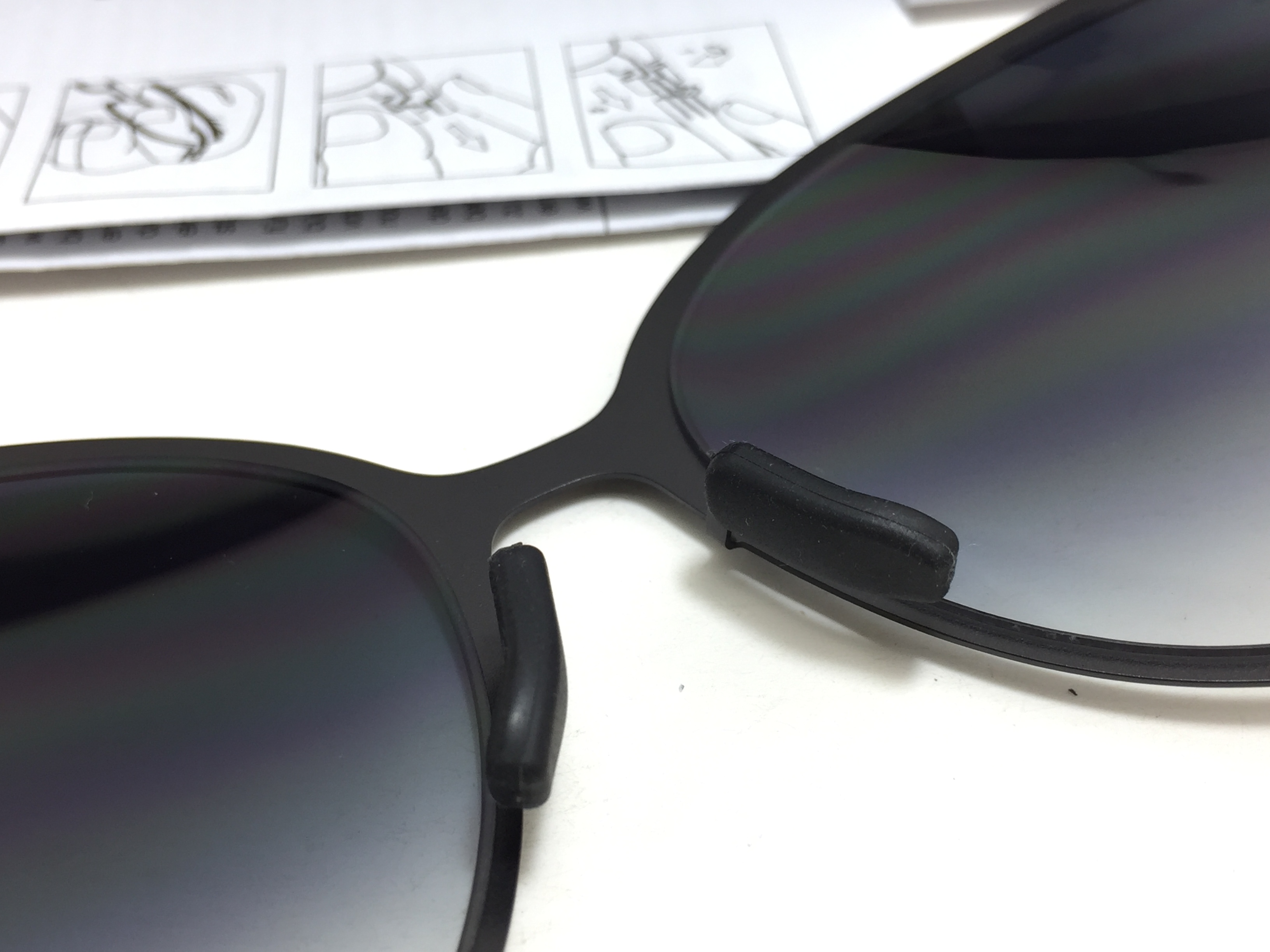 แว่นกันแดด ic berlin model craauante black 61-18 <ดำ>