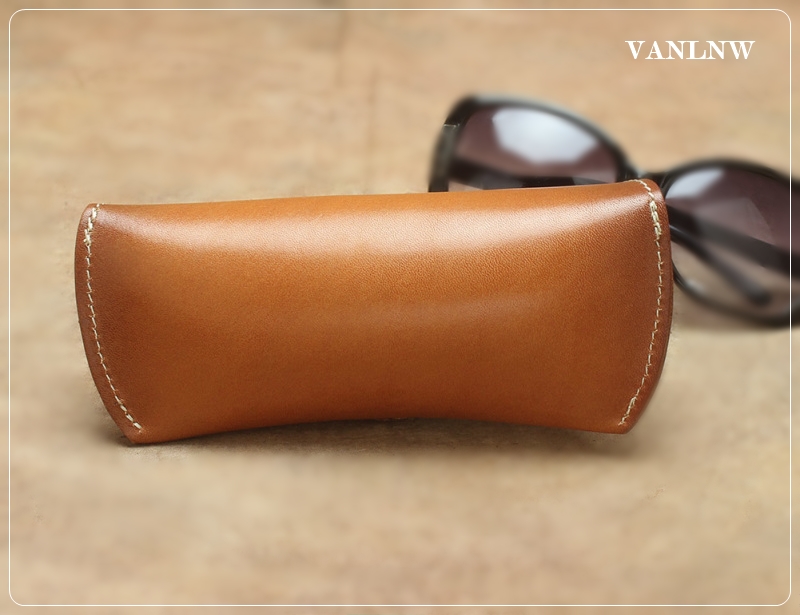 กล่องแว่นตาหนังแท้ Handmade design by japan ( หนังวัวอิตาลีแท้ 100% ) ซองใส่แว่นตาหนังแท้ กล่องแว่นตาพกพา