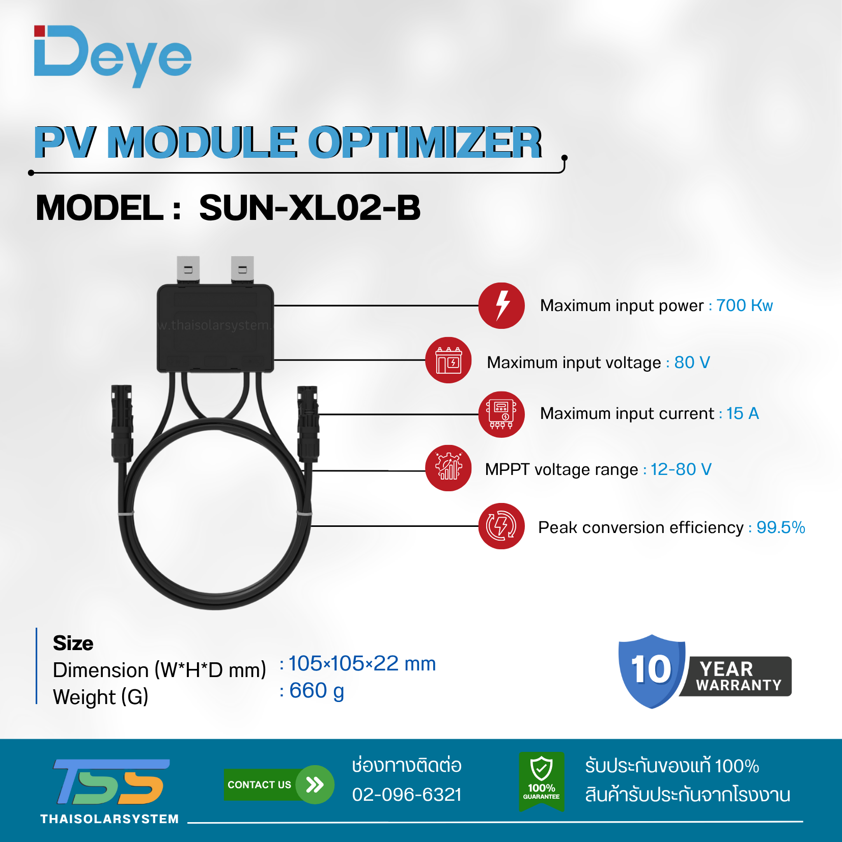 DEYE PV Module Optimizer (SUN-XL02-B)