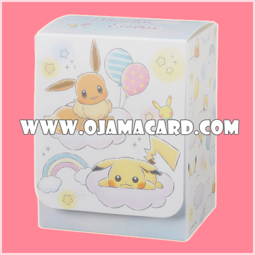 Pokémon Card Game Deck Case | Deck Box — RB Pikachu & Eevee