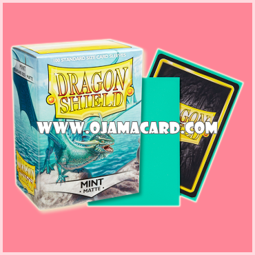 Dragon Shield Standard Size Card Sleeves — Mint • Matte「100ct.」