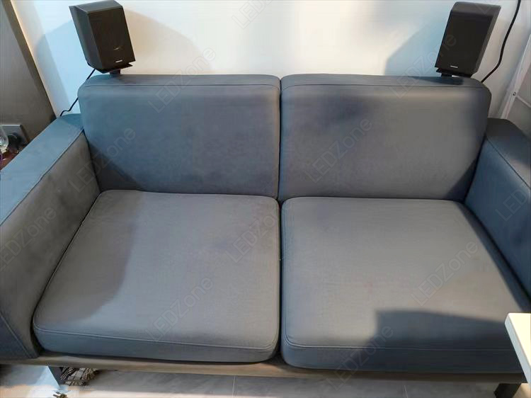 [ราคาต่อคู่] ขาตั้งลำโพงเซอร์ราวด์ เสาวงรีแบน สูง 89cm ถาดเหลี่ยม สำหรับลำโพง Samsung 990D / Sony ขาตั้งรุ่น SLZ-90