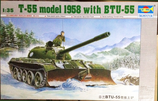 1/35 T-55 model 1958 with BTU-55
