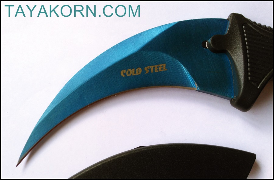มีดคารัมบิตบลูซีสตอร์ม BlueSeaStorm Karambit Knife ( BLUE SEA )
