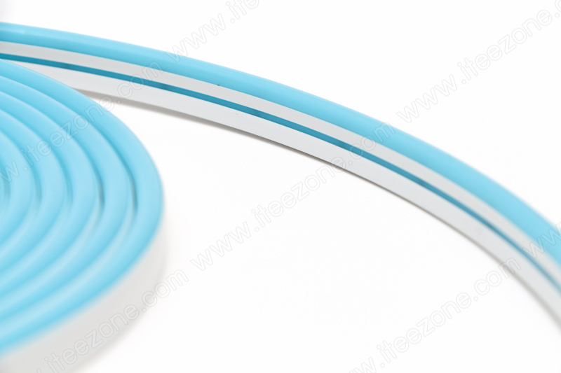 ไฟเส้น Neon Flex 12V Silicone สี Ice Blue ฟ้า (กันน้ำ)