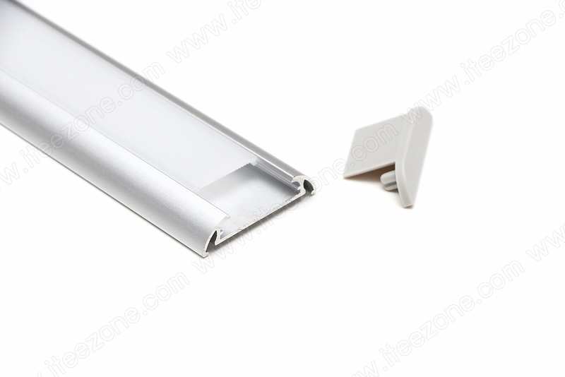 ราคาต่อ 1 เส้น ยาว 1 เมตร ราง U Flat 38.9mm รางไฟ Aluminium Profile รางอลูมิเนียม ใช้กับไฟเส้น LED รางไฟเส้น rail led track โพรไฟล์