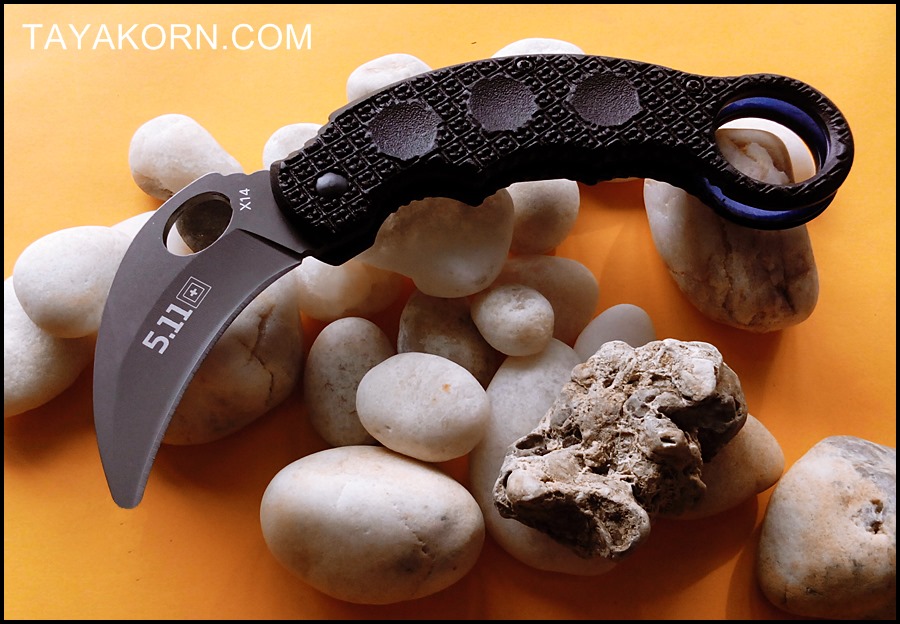 มีดซ้อมควง คารัมบิตไฟว์อีเลฟเว่น Five eleven Karambit Trainer knife TKKB333TR