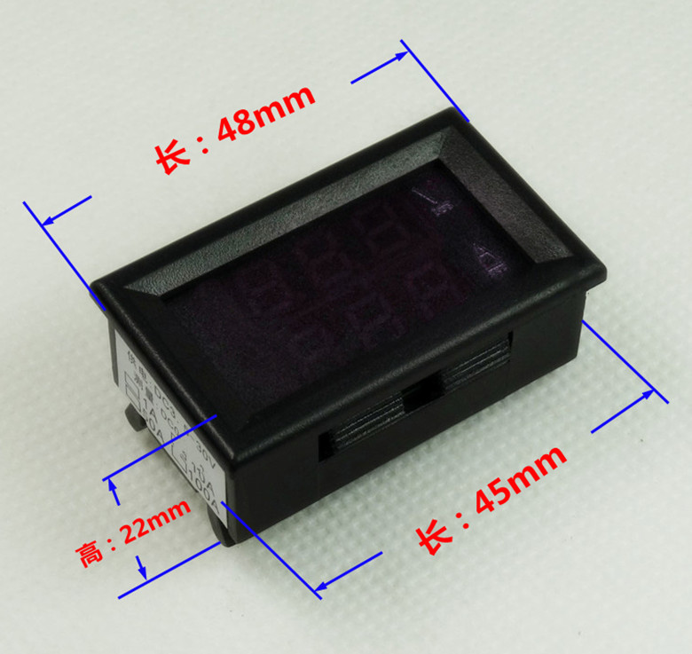 ดิจิตอลมิเตอร์ (Digital meter) DC 0-100V