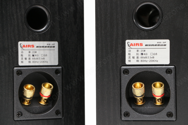 AIRS AS-F3 ลำโพงตู้ไม้ดอก 3 นิ้ว 2 ทาง Crossover 25+25W 4Ω Passive Speaker