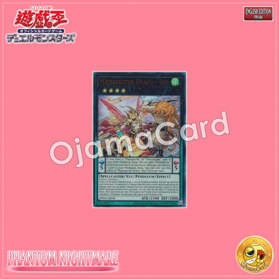 PHNI-AE049 : Majespecter Draco - Ryu / Majespecter Draco (Ultimate Rare)