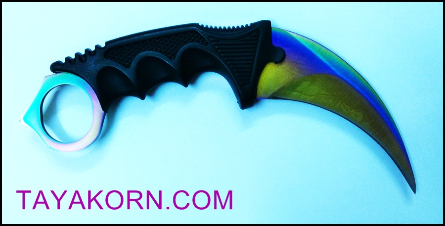 มีดคารัมบิตเรนโบว์อีเกิ้ลคลอ( Eagle Claw ) Rainbow Eagle Claw Karambit Knife TKKB-BS7779