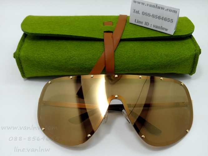 แว่นกันแดดแฟชั่น S977 49-16 133 <ปรอททอง>