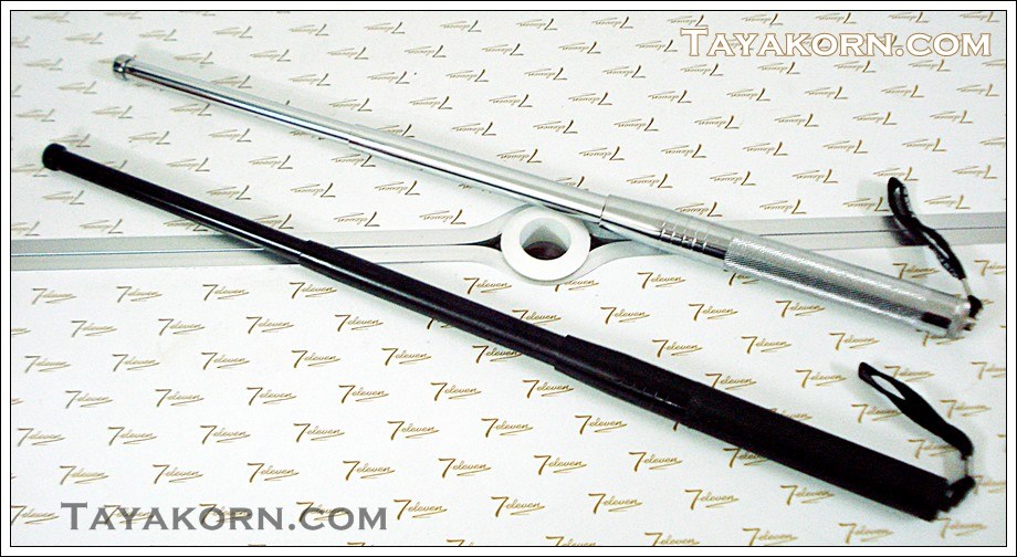 ตะบองเหล็ก( ดิ้ว ) 3 ท่อน ( EDC Baton ) ขนาดยาว 19.50 นิ้ว