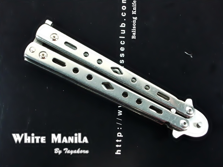 มีดBalisong TKBS 113S002 White Manila