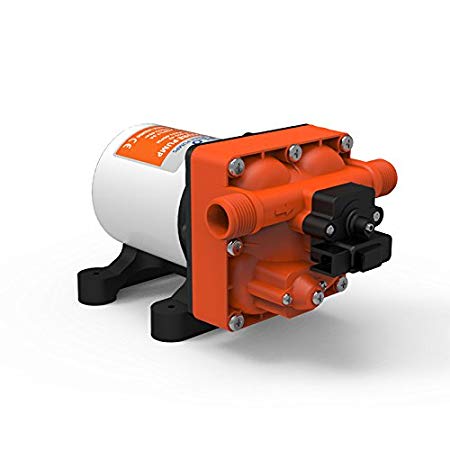 ปั๊มน้ำ DC12V รุ่น SEAFLO-42 แรงดัน 3.8 บาร์ ( ปั๊มสูบน้ำ/พ่นหมอก/สปริงเกอร์ )