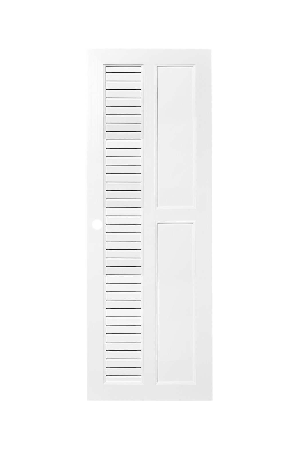 ประตูห้องน้ำ UPVC รุ่น MT-2 ขาว 70*180