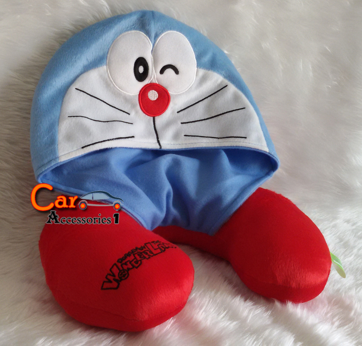 หมอนรองคอตัวยูมีฮู้ดโดเรม่อน Doraemon ลิขสิทธิ์แท้ New arrival!