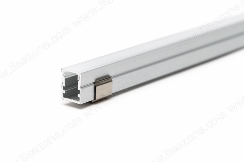 ราคาต่อ 1 เส้น ยาว 1 เมตร ราง Mini U Deep + ฝาอะคริลิค ใช้กับไฟเส้น 8mm เท่านั้น รางไฟ Aluminium Profile รางอลูมิเนียม ใช้กับไฟเส้น LED รางไฟเส้น rail led track โพรไฟล์