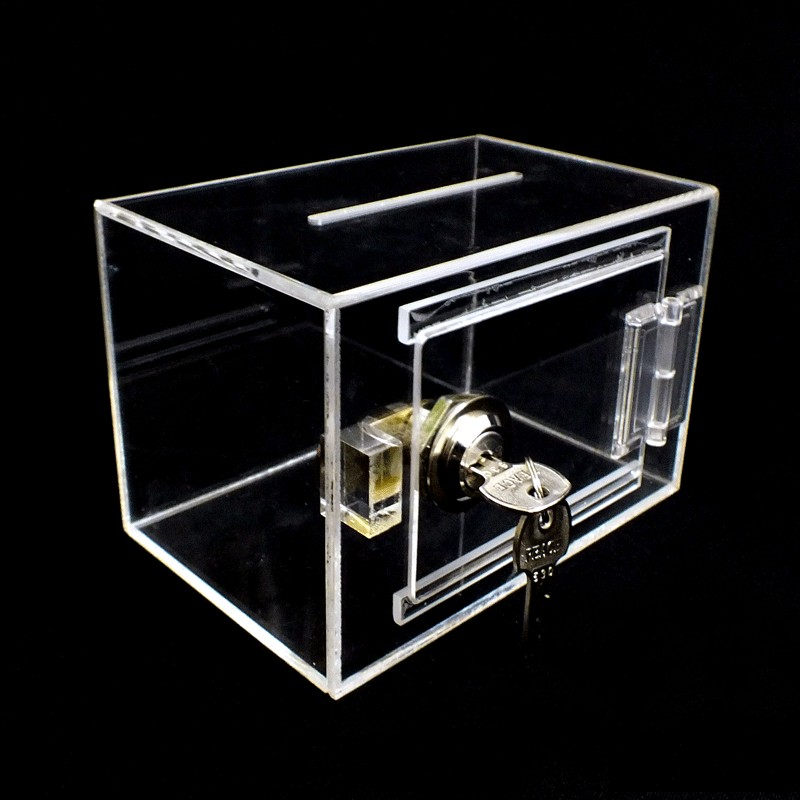 กล่องทิป 40cm (กล่องรับบริจาค กล่องแสดงความคิดเห็น) ***สั่งผลิต 7 วัน 40x30x30cm หนา 3mm. หลากสี(เลือก) ชิ้น