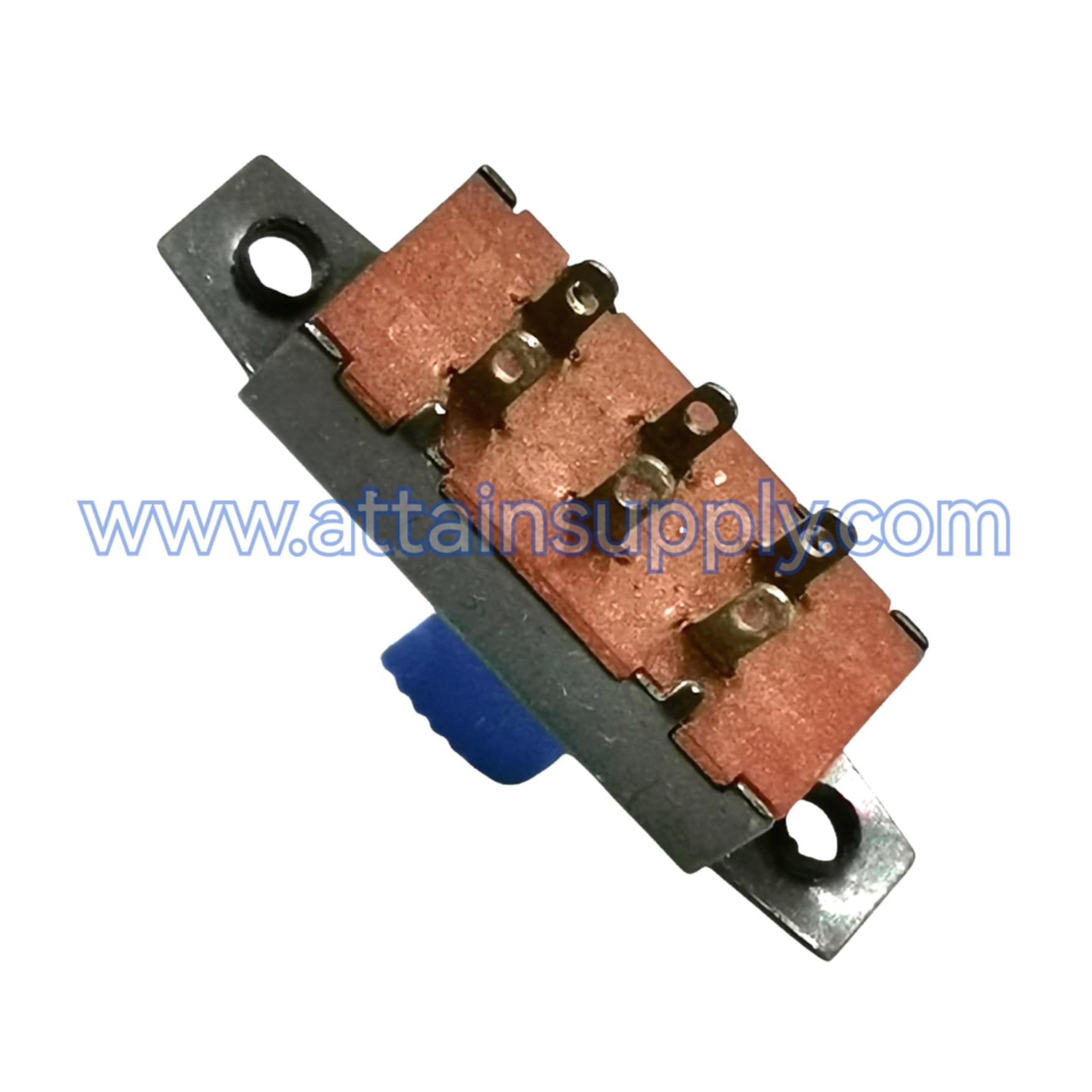 สวิทช์เลื่อน ON-OFF 6ขา/สีน้ำเงิน