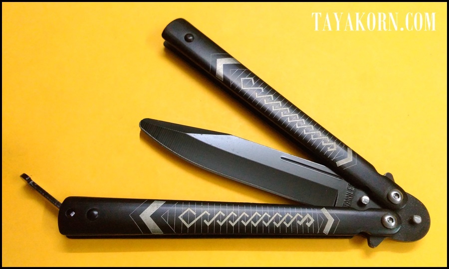 มีดซ้อมควง บาลิซองฮาวาน่า Havana Balisong Trainer Knife TKBS-H1TR
