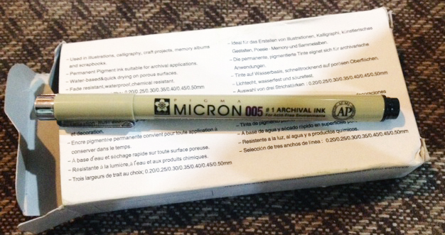 SAKURA Pigma Micron 0.05 mm
