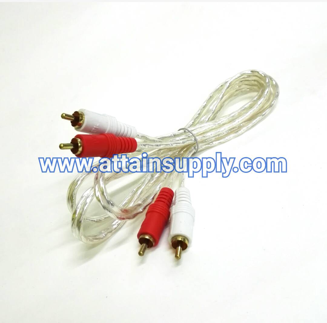 สายAUDIO ขาวมุข/1.5M.