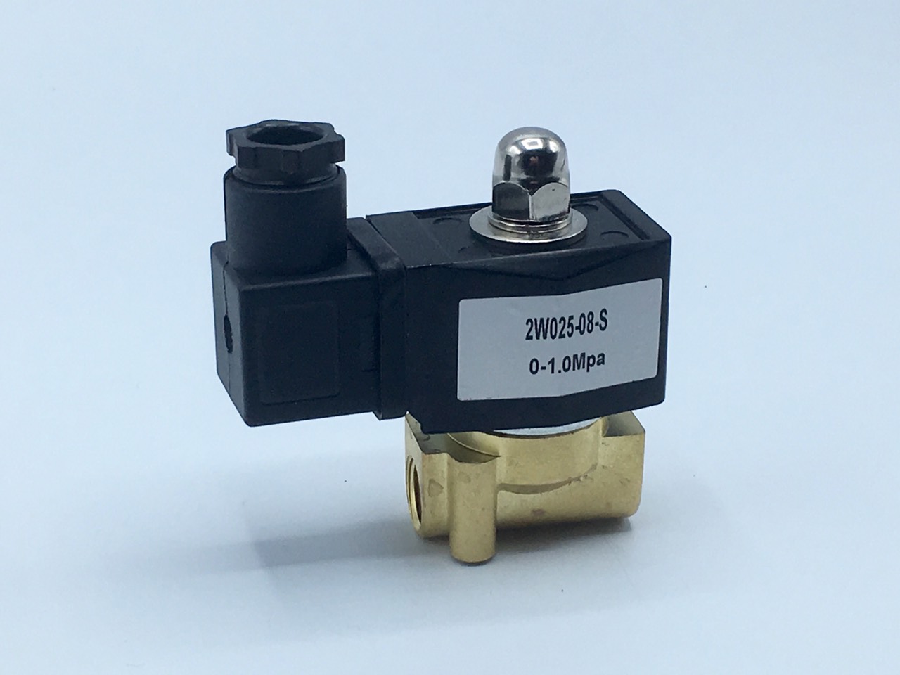 โซลินอยด์วาล์ว วาล์วไฟฟ้า วาวล์น้ำ วาล์วลม วาล์วทองเหลือง N/C 12V DC 1/4" (OEM)