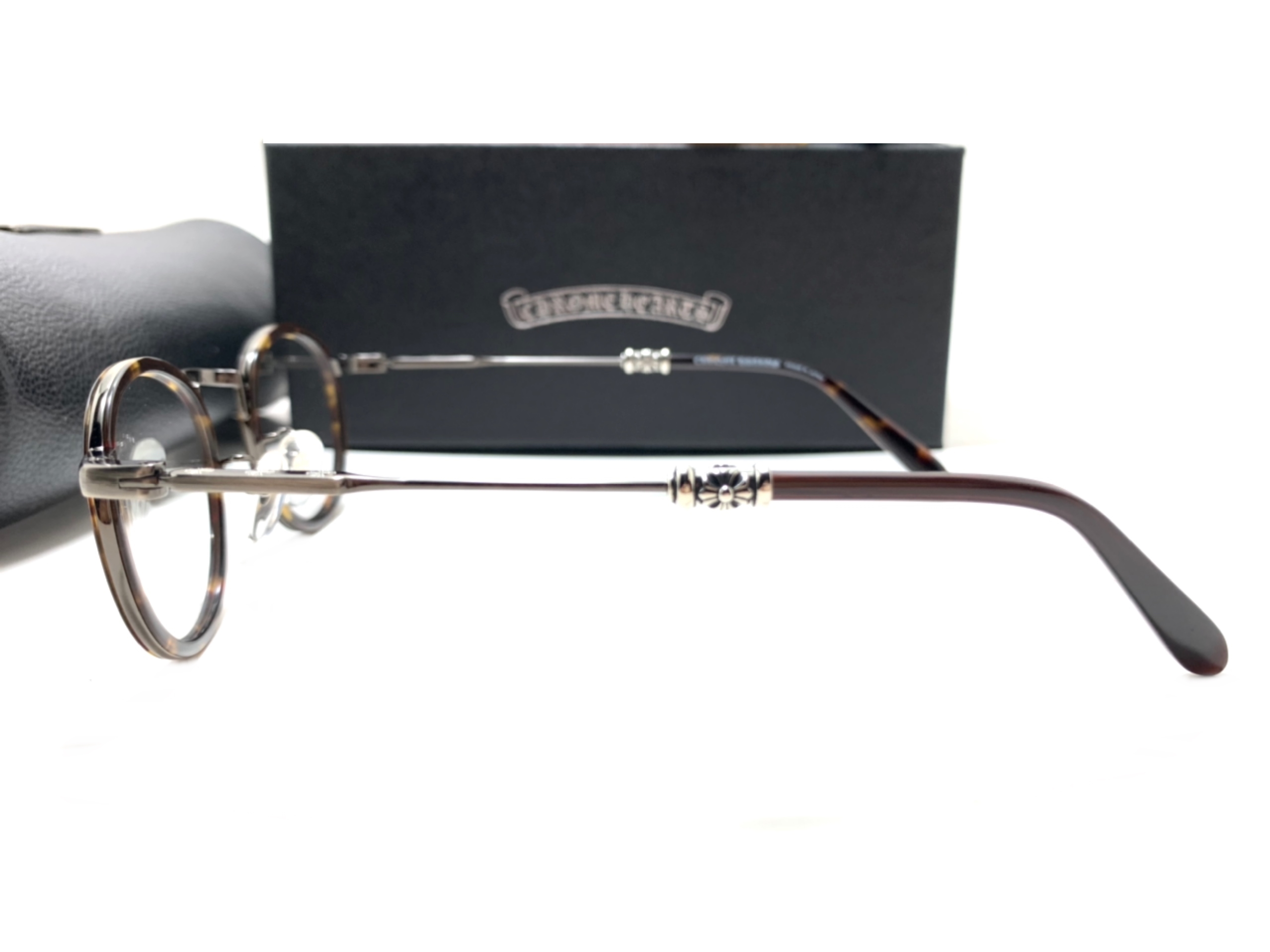 แว่นสายตา Chrome Heart JUCIFER II 47-23 148 mm. <ลายกระ>