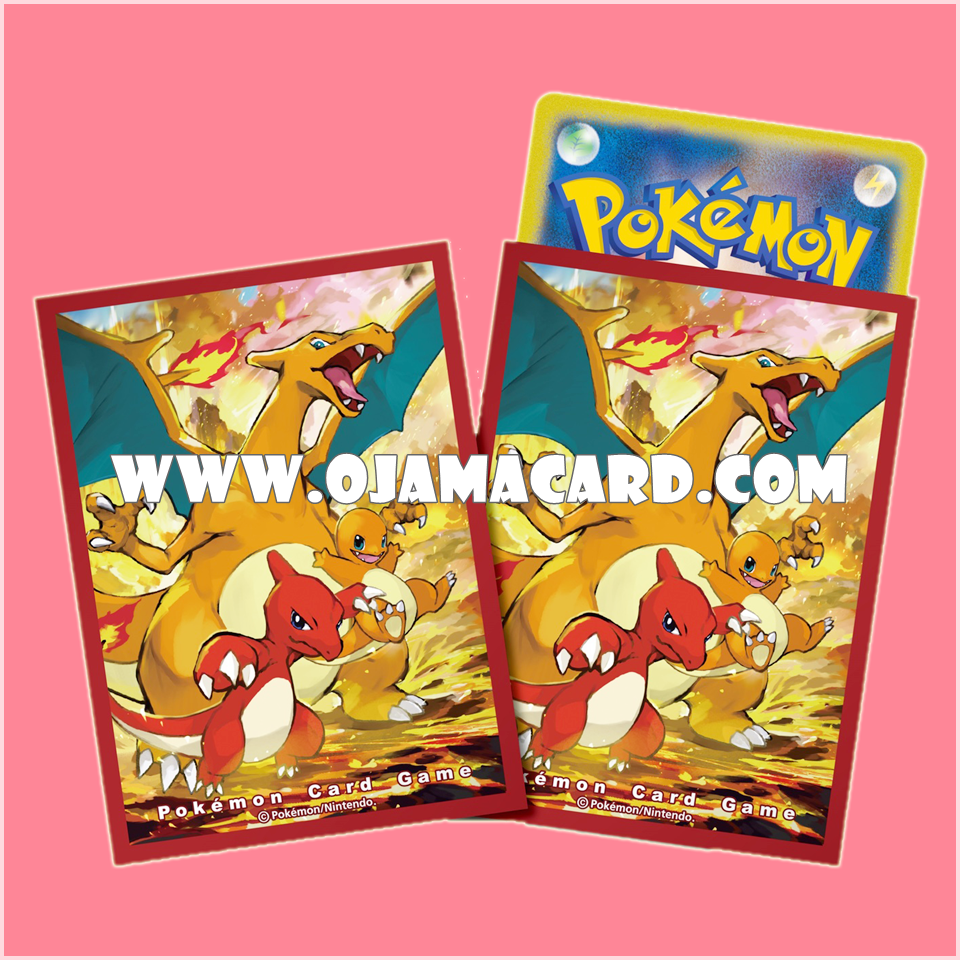 Pokémon Card Game Deck Shield | Card Sleeves — Genealogy of evolution : Lizardon「64ct.」