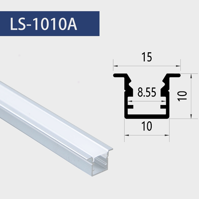 1010A ราง U (ไม่มีสต๊อก สั่งล่วงหน้า 10-15 วัน) ราคาต่อ 1 เส้น ยาว 1 เมตร รางอลูมิเนียม (Aluminium Profile) รางไฟ Aluminium Profile รางอลูมิเนียม ใช้กับไฟเส้น LED รางไฟเส้น rail led track โพรไฟล์