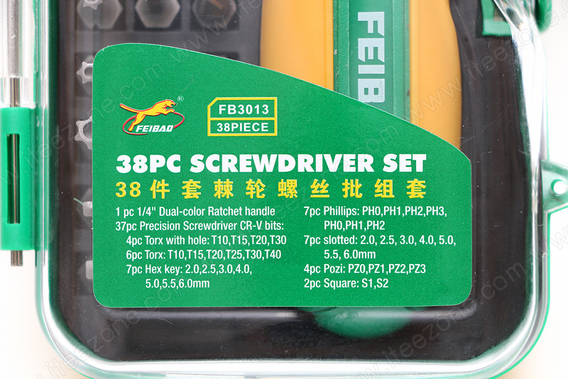 ชุดไขควง 38 ชิ้น Ratchet Wheel Screw Drivers Kit