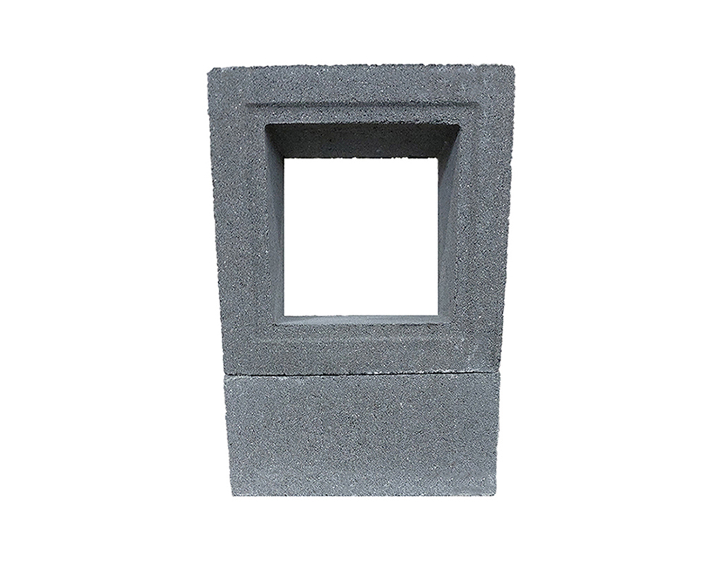 อิฐช่องลมโปร่งคู่ สีปูน เต็มคัน 1200 ก้อน/เที่ยว