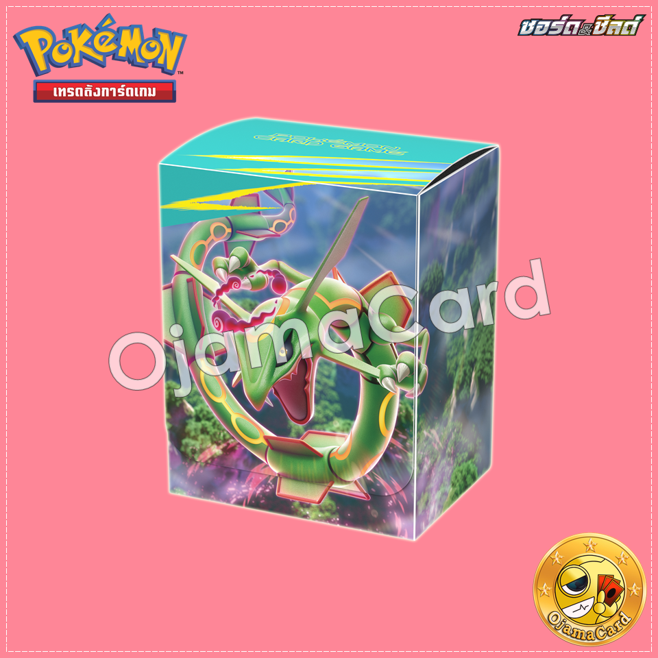 Pokémon Card Game Deck Case | Deck Box — Rayquaza | เร็คควอซา