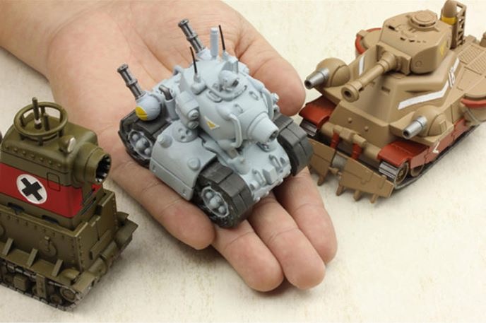 Metal Slug X Model kits set (1 ชุด ยานรบและหุ่นทหาร 6 แบบ)