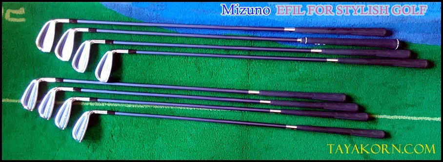 ขายชุดเหล็กMizuno รุ่น Efil for stylish golf 8 ชิ้น (USED)