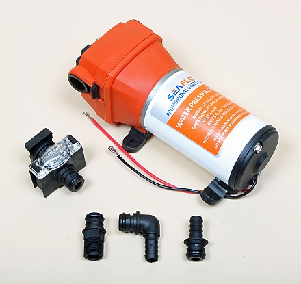 ปั๊มน้ำ DC24V รุ่น SEAFLO-40 แรงดัน 2.8 บาร์ ( ปั๊มสูบน้ำ/พ่นหมอก/สปริงเกอร์ )