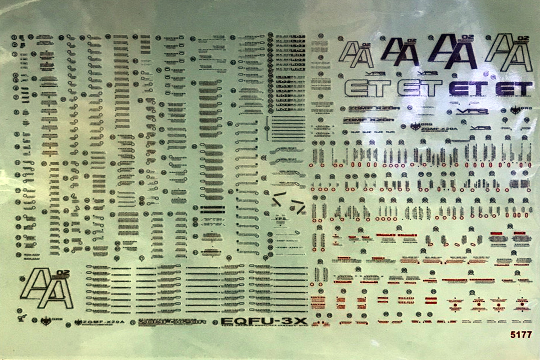 decals MG STRIKE FREEDOM gundam 5177